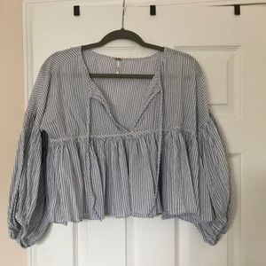 Free People Striped Crop